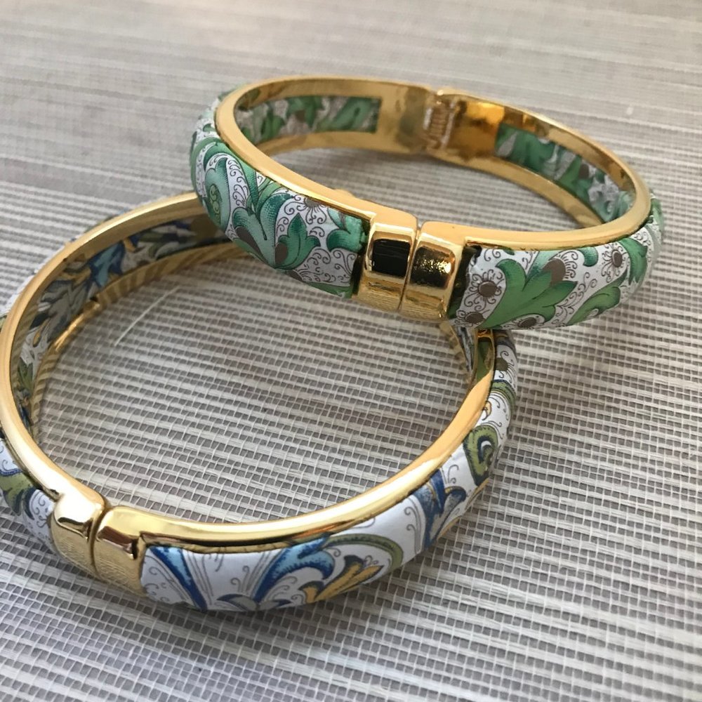 Stauer Florentina Verde & Fiori Bangle/Bracelets